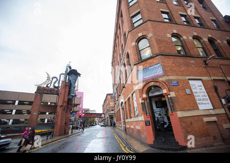 Afflecks Palace Nel centro della città di Manchester per la musica alternativa e vestiti shopping. Foto di Fabio De Paola Foto Stock