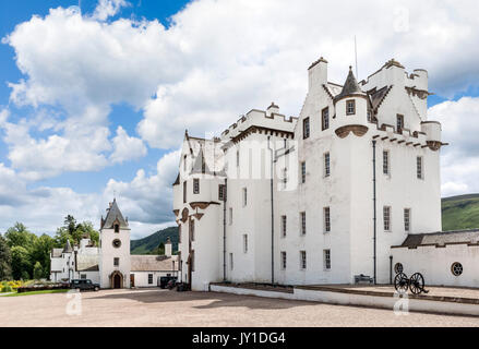 Blair Castle, Blair Atholl, Glen Garry, Perthshire, Scotland, Regno Unito Foto Stock