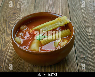 Goa Khatkhate - Mix di Goan stufato di vegetali. Cucina Goan. Foto Stock