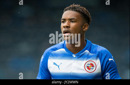 Omar richards di lettura durante la partita amichevole tra la lettura e la Vitesse Arnhem presso Adams Park, High Wycombe, in Inghilterra il 29 luglio 2017. Foto di K Foto Stock