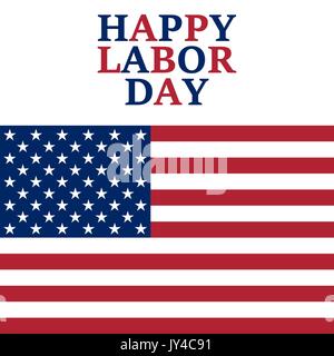 Il Labor Day holiday in Stati Uniti Illustrazione Vettoriale