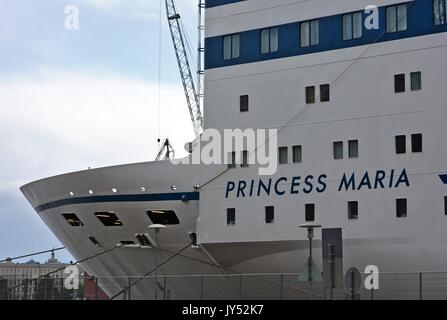 MS la Principessa Maria, San Pietro linea, ormeggiata a Helsinki Foto Stock