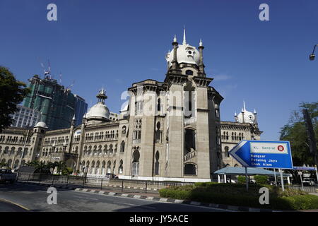 La ferrovia: la malese Ufficio Amministrazione edificio, disegnato da Arthur Benison Hubback Foto Stock