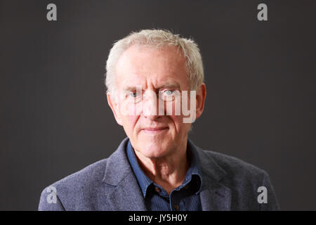 Edimburgo, Scozia il 18 agosto. Giorno 7 Edinburgh International Book Festival. Nella foto: James Kelman, romanziere scozzese, breve storia dello scrittore e commediografo e saggista. Credito: pak@ Mera/Alamy Live News Foto Stock