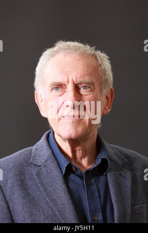 Edimburgo, Scozia il 18 agosto. Giorno 7 Edinburgh International Book Festival. Nella foto: James Kelman, romanziere scozzese, breve storia dello scrittore e commediografo e saggista. Credito: pak@ Mera/Alamy Live News Foto Stock