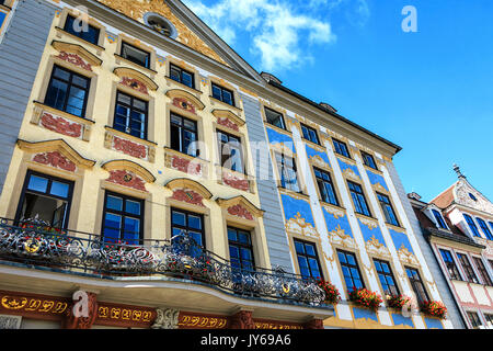 Municipio in stile rinascimentale in Coburg, Alta Franconia, Baviera, Germania Foto Stock