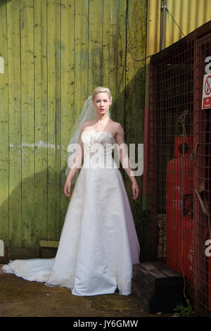 Sposa abbandonata e decadimento Platt's isola Eyot Hampshire Foto Stock