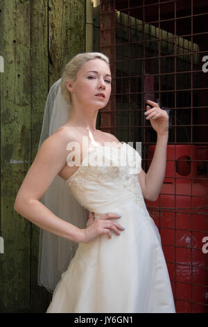 Sposa abbandonata e decadimento Platt's isola Eyot Hampshire Foto Stock