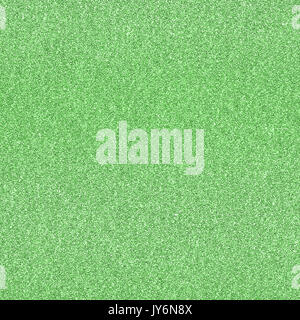 Green glitter sfondo con tessitura grossolana Foto Stock