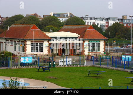 Le visualizzazioni e i luoghi intorno a Portsmouth, Southsea e Hayling Island. Foto Stock