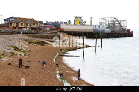 Le visualizzazioni e i luoghi intorno a Portsmouth, Southsea e Hayling Island. Foto Stock