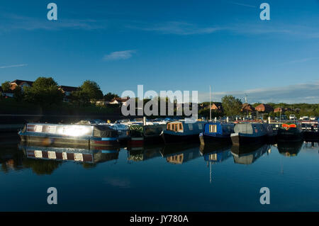 Bacino Boothstown Marina Foto Stock