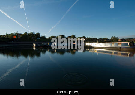 Bacino Boothstown Marina Foto Stock