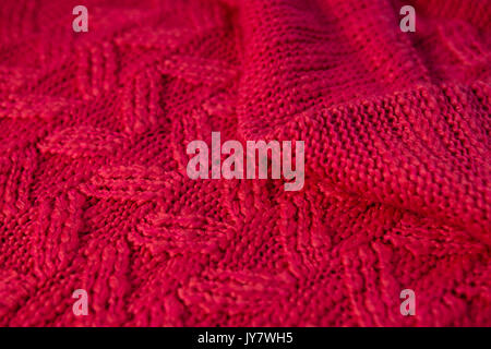 Telaio completo colpo di felpa rossa Foto Stock
