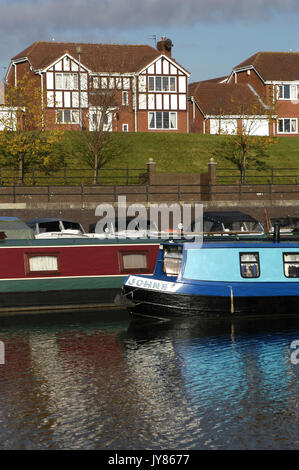 Bacino Boothstown Marina Foto Stock