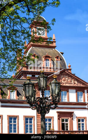 Magnifico barocco Castello Phillipsruhe sulle rive del fiume Main in Hanau, Germania Foto Stock