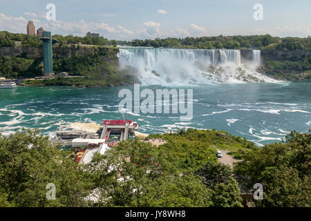 Niagara Falls, Ontario, New York, Canada, Stati Uniti Foto Stock