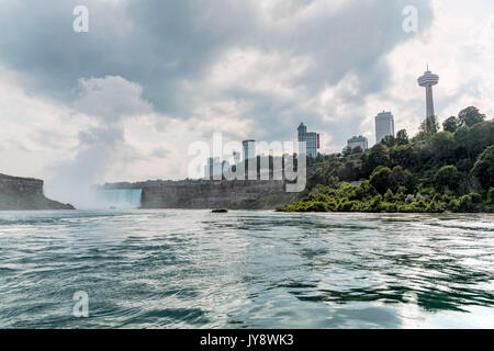 Niagara Falls, Ontario, New York, Canada, Stati Uniti Foto Stock