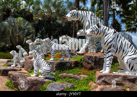 PATTAYA, Thailandia - Marzo 2013: Nong Nooch Garden Foto Stock