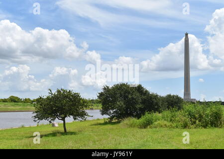 San Jacinto Monument Foto Stock