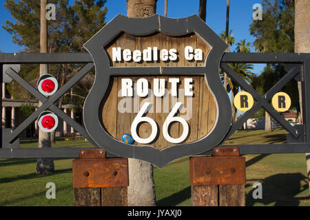 Route 66 America's Highway - la Mother Road Foto Stock