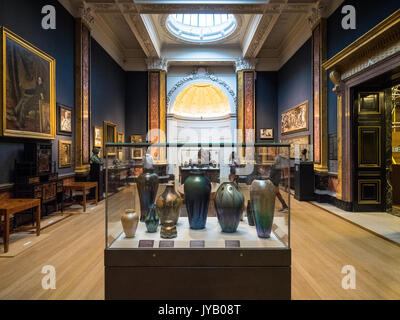 Il Fitzwilliam Museum di Cambridge - Vista interna di un primo piano gallery1 Foto Stock