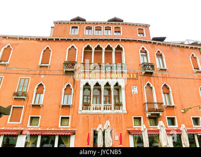 Venezia, Italia - 04 Maggio 2017: facciata di un hotel di lusso Gabrielli su Marte 19, 2015 a Venezia, Italia. Foto Stock