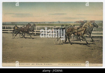 Racing al Fair Park. Dallas, Texas. Foto Stock