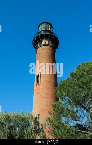 Spiaggia Currituck Luce, Corolla, Outer Banks, North Carolina, Stati Uniti d'America. Foto Stock