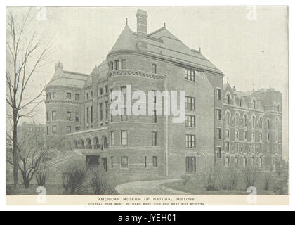 (Re1893NYC) PG313 il Museo Americano di storia naturale nel parco centrale (77TH STREET e la Eighth Avenue) Foto Stock