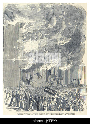 HEADLEY(1882) p248 New York la sommossa in Lexington Avenue Foto Stock