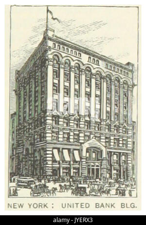 Noi NY(1891) p613 NYC, UNITED BANK Foto Stock