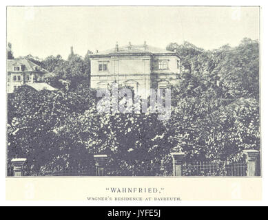 ELSON(1891) p105 Villa WAHNFRIED a Bayreuth Foto Stock