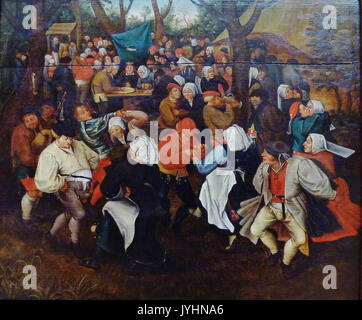 217 Pieter Brueghel II la danse de noces Foto Stock