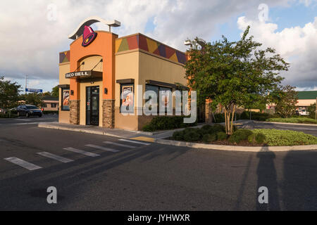 Taco Bell in Leesburg, Florida USA Foto Stock