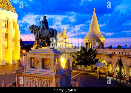 Bastione del Pescatore, Budapest, Ungheria Foto Stock