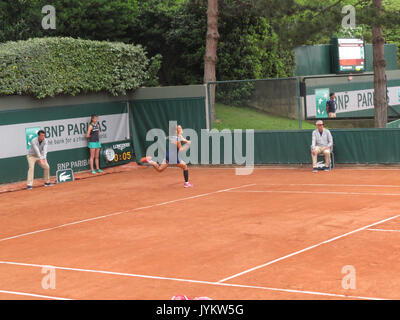 2017 Roland Garros torneo di qualificazione 08 Foto Stock