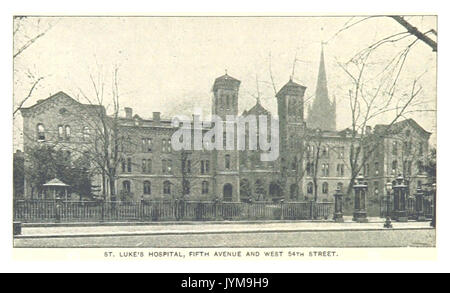 (Re1893NYC) PG478 ST. Luca's Hospital, Fifth Avenue e WEST 54TH STREET Foto Stock