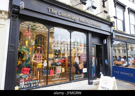 Il Cambridge sacchetta Company Shop, St Marys passaggio, Cambridge, Regno Unito Foto Stock
