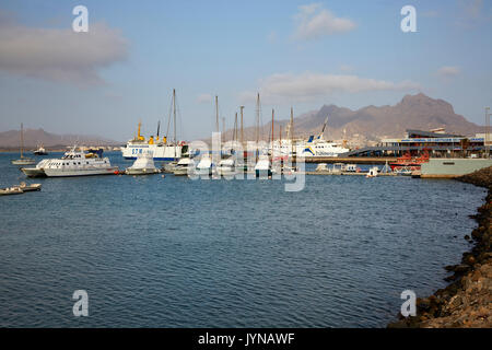 Porto, Mindelo, Sao Vicente - Capo Verde (Cabo Verde), Africa Foto Stock