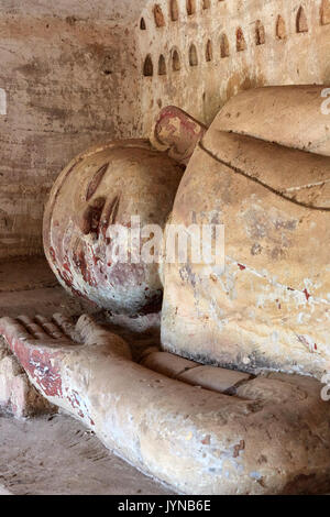 Phowintaung (Hpowindaung, Powintaung, Po Win Taung) Buddista complesso grotta nei pressi di Monywa, Myanmar (Birmania), Sud-est asiatico Foto Stock