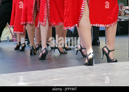 Festival Internazionale del Folklore 2017,l'Argentina,Piedritas,balletto 'Malambo Argentino',Zagreb, Croazia,l'Europa,119 Foto Stock