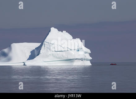 Grandi Iceberg Witless Bay, Terranova Foto Stock