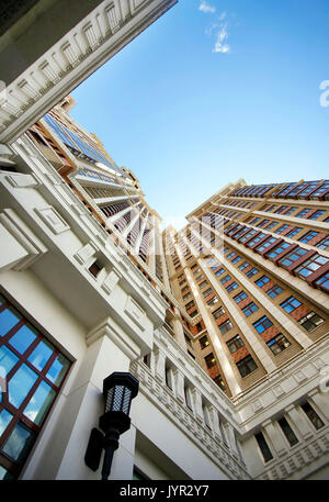 Trionfo Palace a Mosca, in Russia. L'edificio è 264.1 metri di altezza ed è uno degli edifici più alti al mondo nella sua categoria Foto Stock