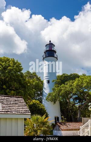 Il Key West lighthouse in Key West Florida Foto Stock