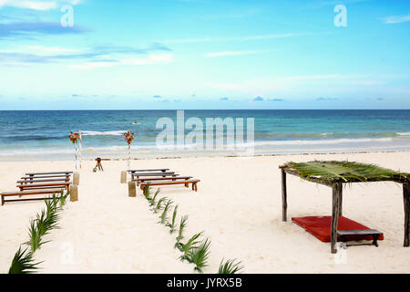 Messico, fotografia,la Riviera Maya, Tulum, Caraibi, Destinazione, matrimoni, sposa, FineArt Studio Fotografico, FineArt Studio, Wedding, cancun, Cuba, B Foto Stock