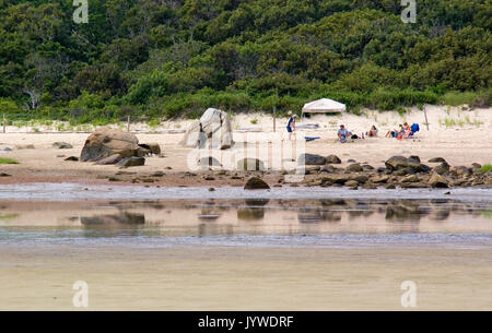 La conservazione a freddo Beach - Dennis, MA - Cape Cod Foto Stock