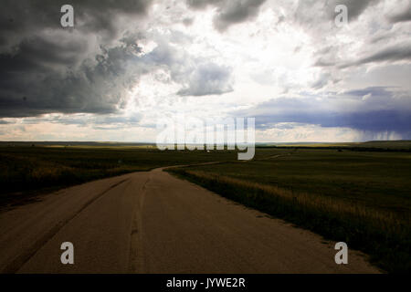 L'inizio di una tempesta in Colorado Foto Stock