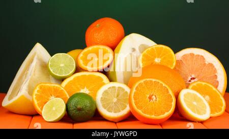 Famiglia arancione Foto Stock