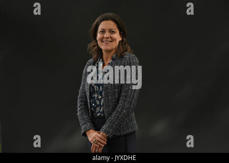 Edinburgh, Regno Unito. 20 agosto 2017. Edinburgh International Book Festival Domenica 20 agosto. Autore e giornalista Anna Pasternak parla della sua grande-zio libro del Dottor Zhivago scritto da Boris Pasternak. Credito: Stuart Cobley/Alamy Live News Foto Stock